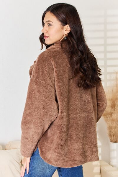 Culture Code Taupe Double Breasted Coat