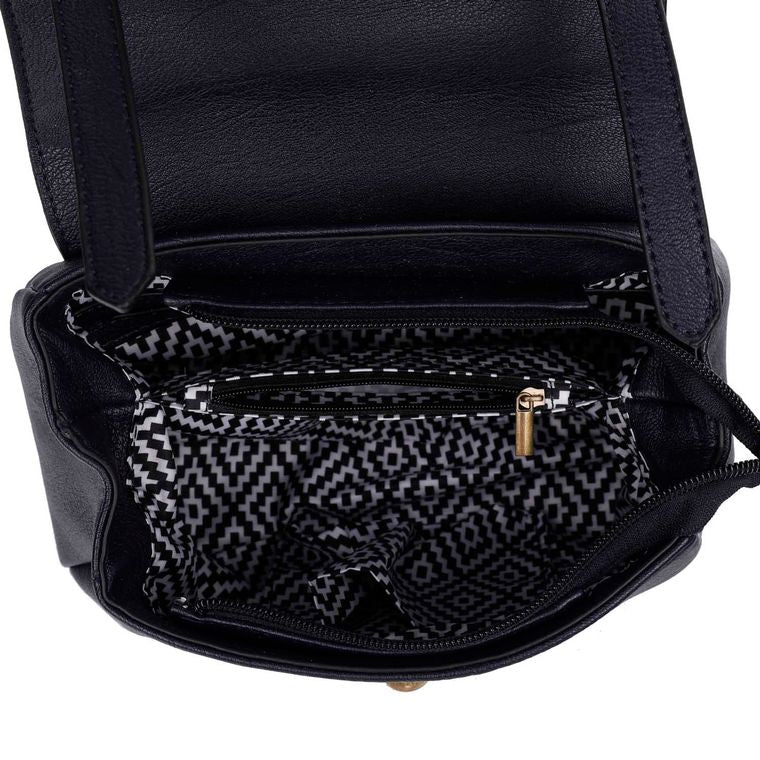 The Linda Satchel - Navy Blue