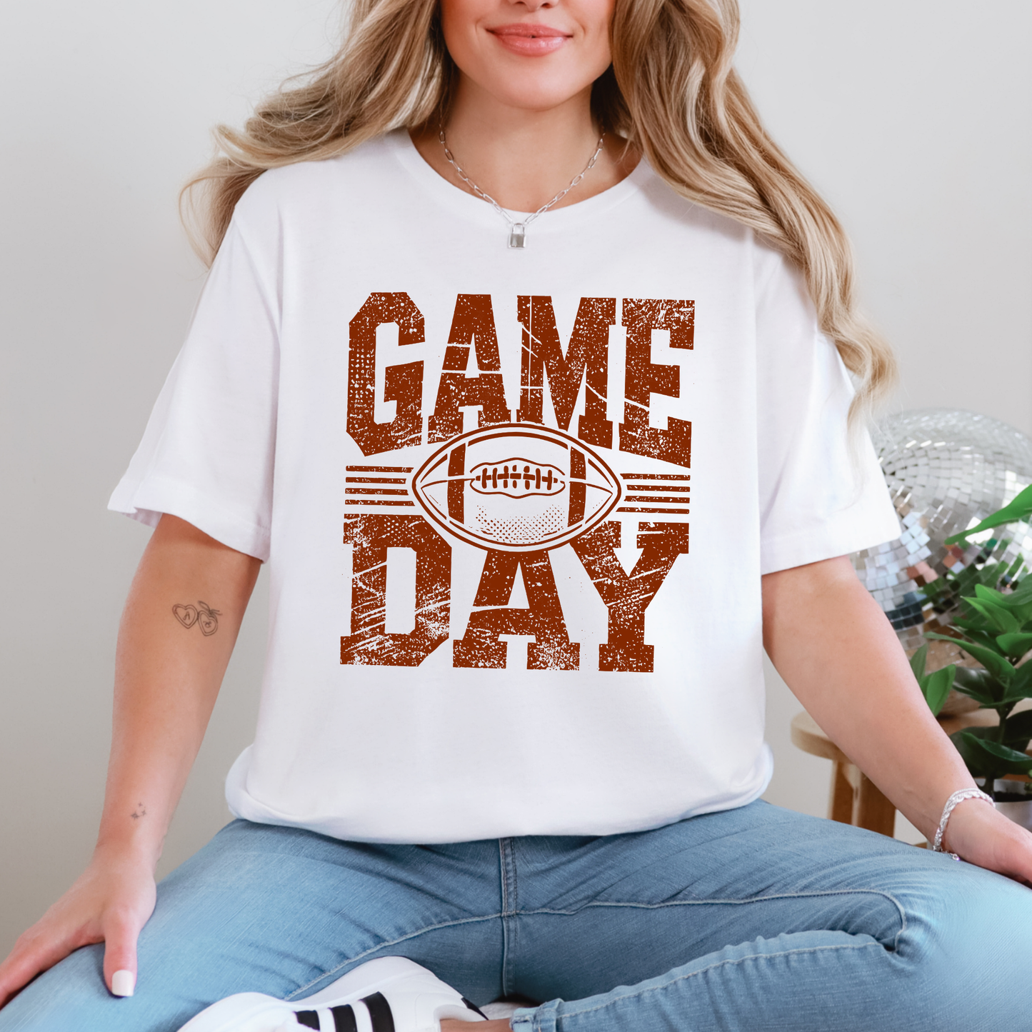 Vintage Game Day Graphic Tee - Football Tshirt
