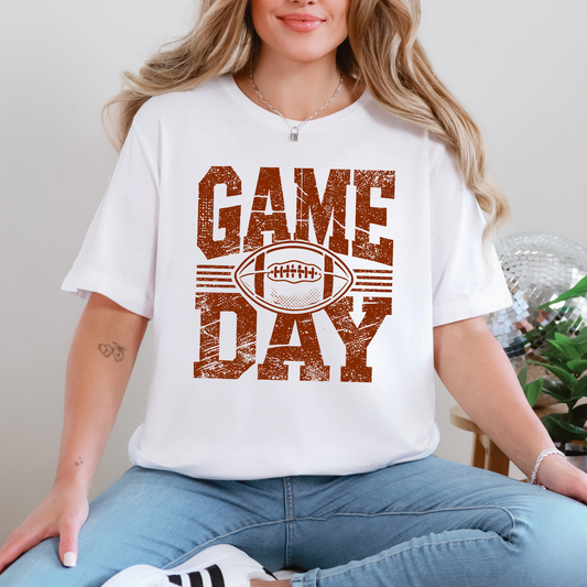 Vintage Game Day Graphic Tee - Football Tshirt