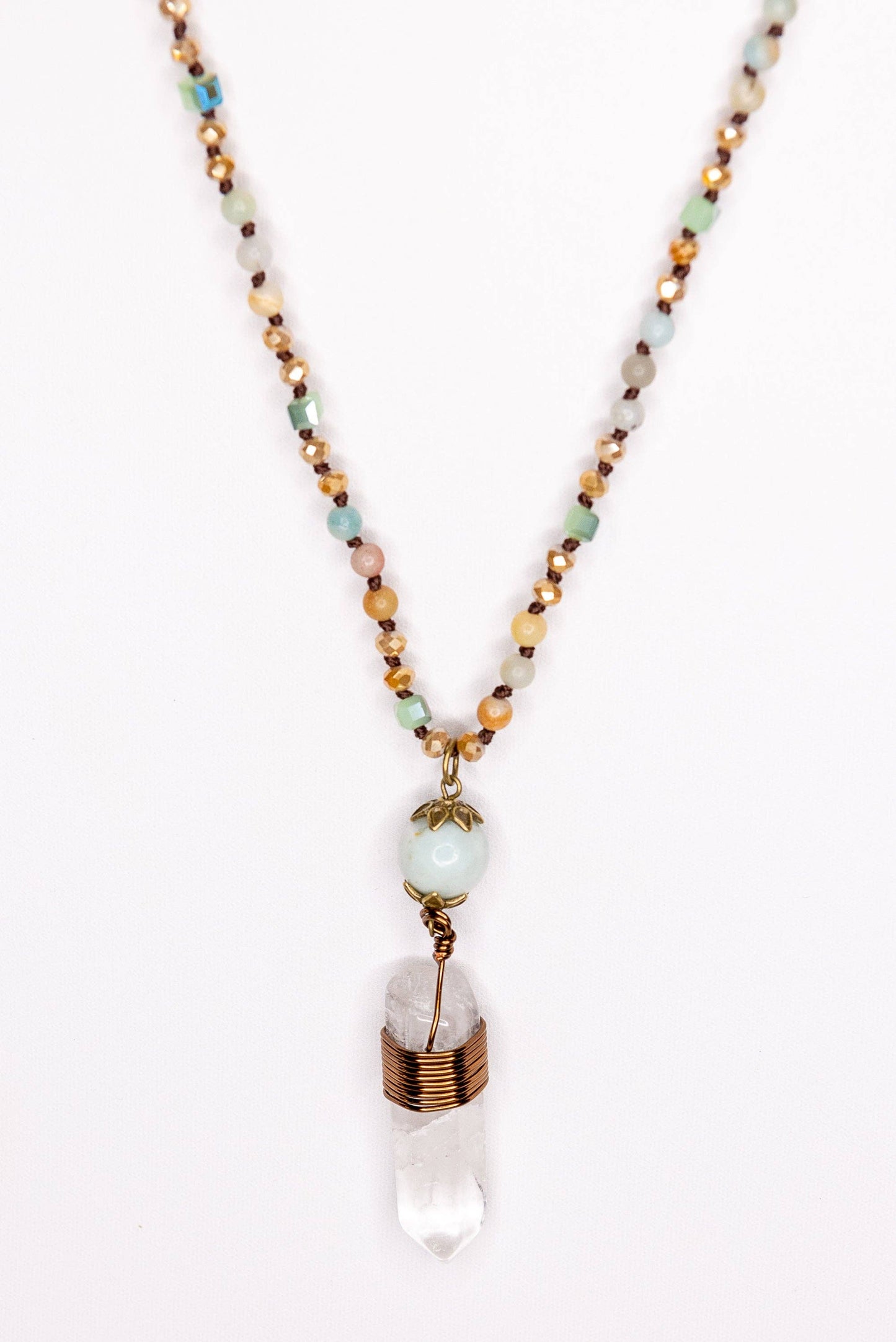 Suri Necklace in Amazonite