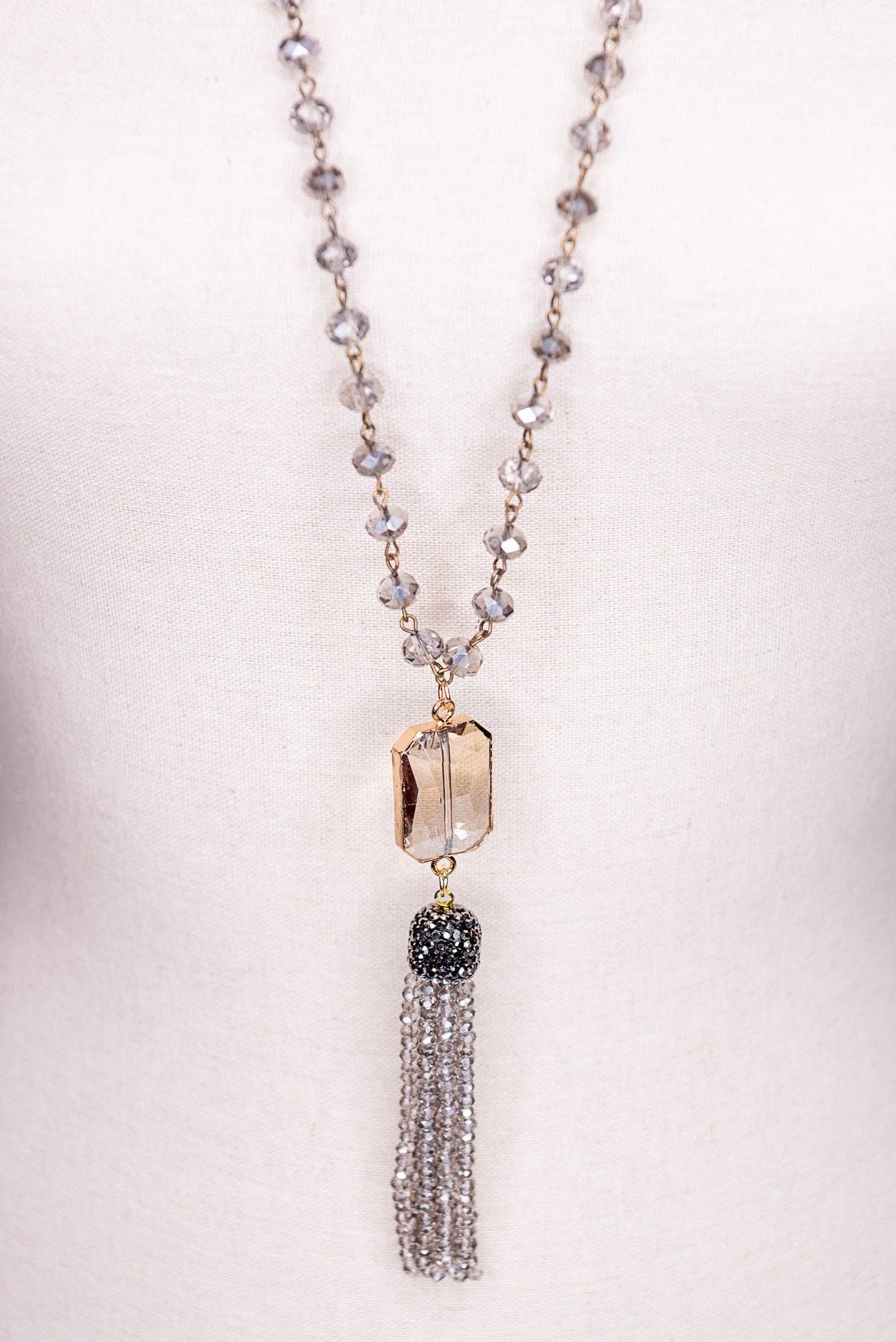 Athena Necklace in Smoke