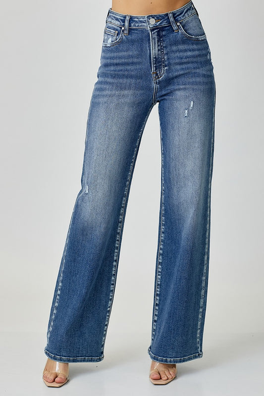 RISEN High Waist Wide Leg Jeans