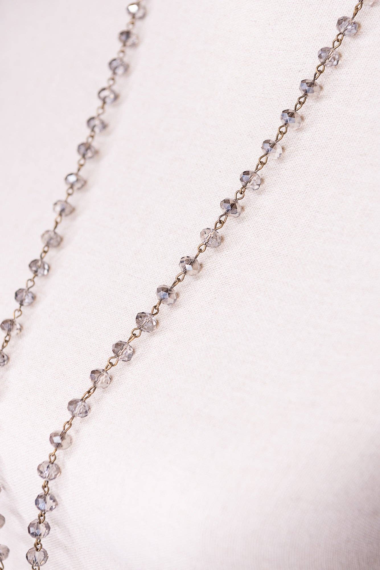 Athena Necklace in Smoke