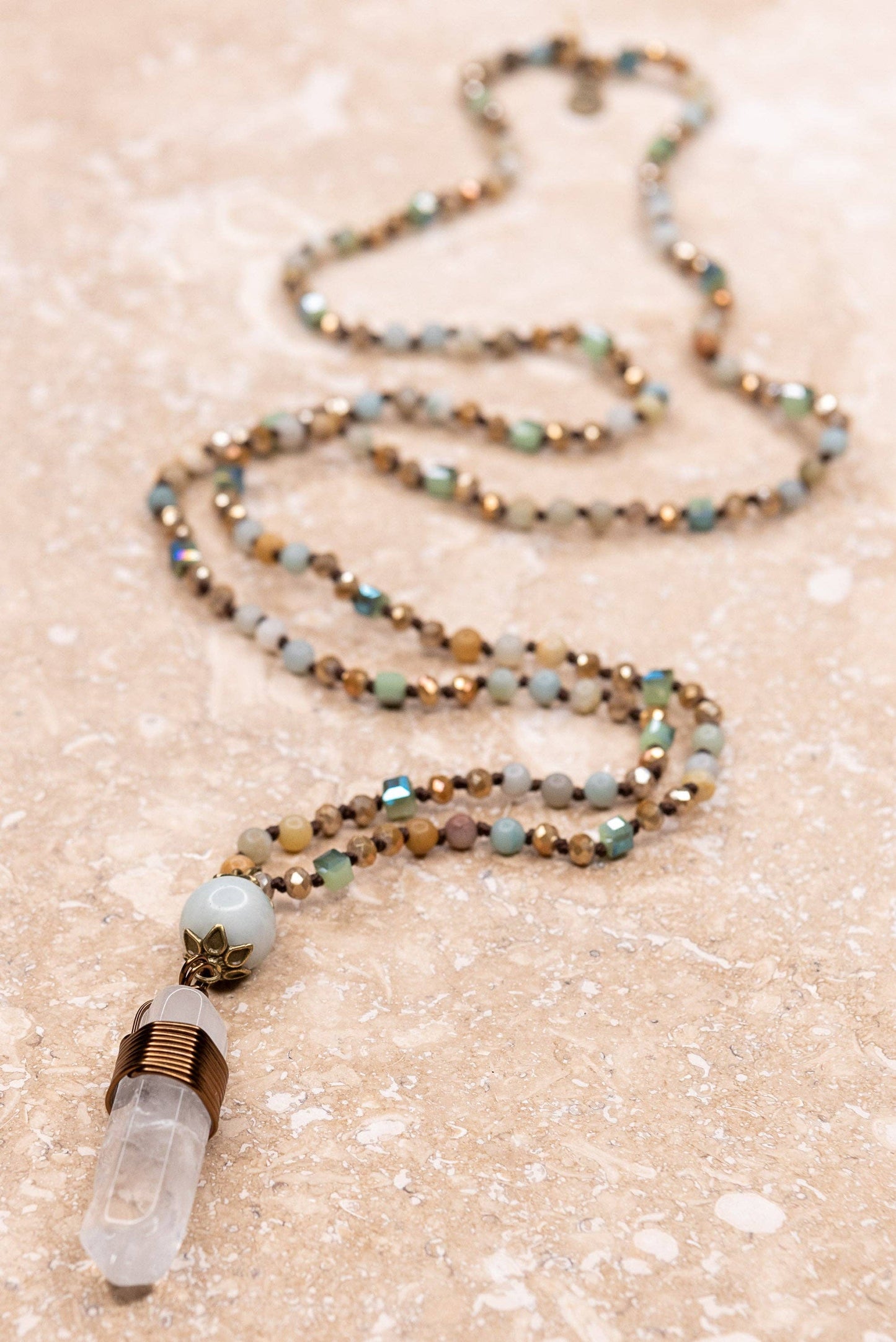Suri Necklace in Amazonite
