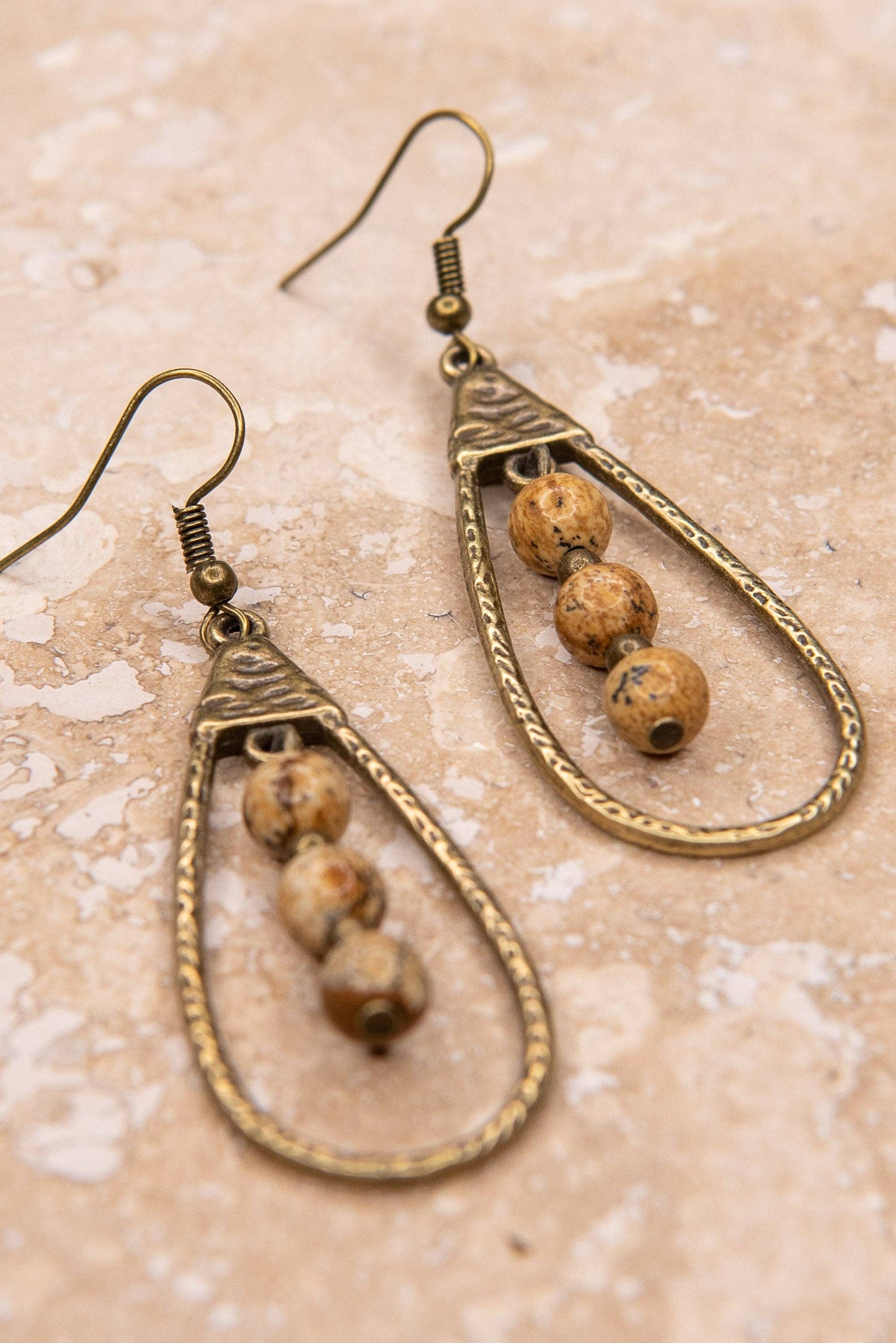 Sherri Earrings in Jasper