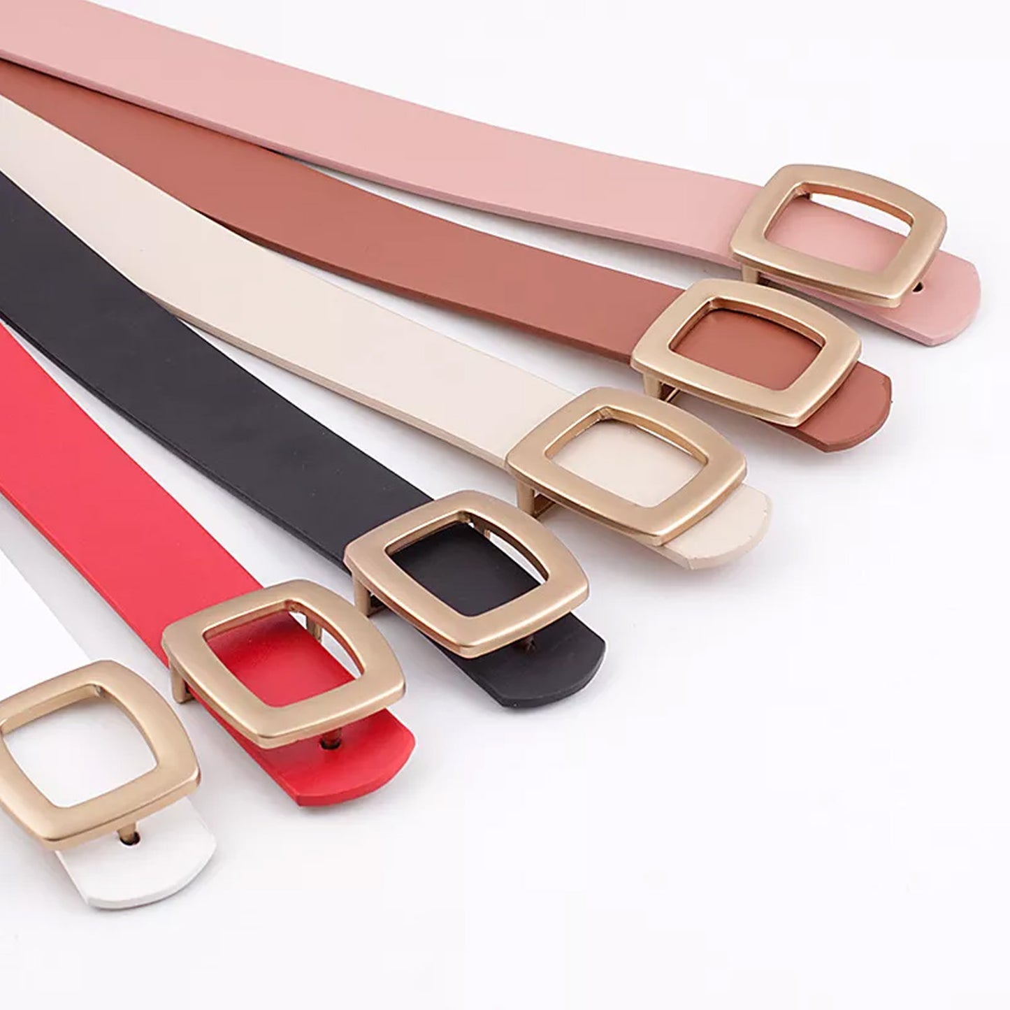 Susie Retro Vegan Leather Women's Belt | 6 Colors