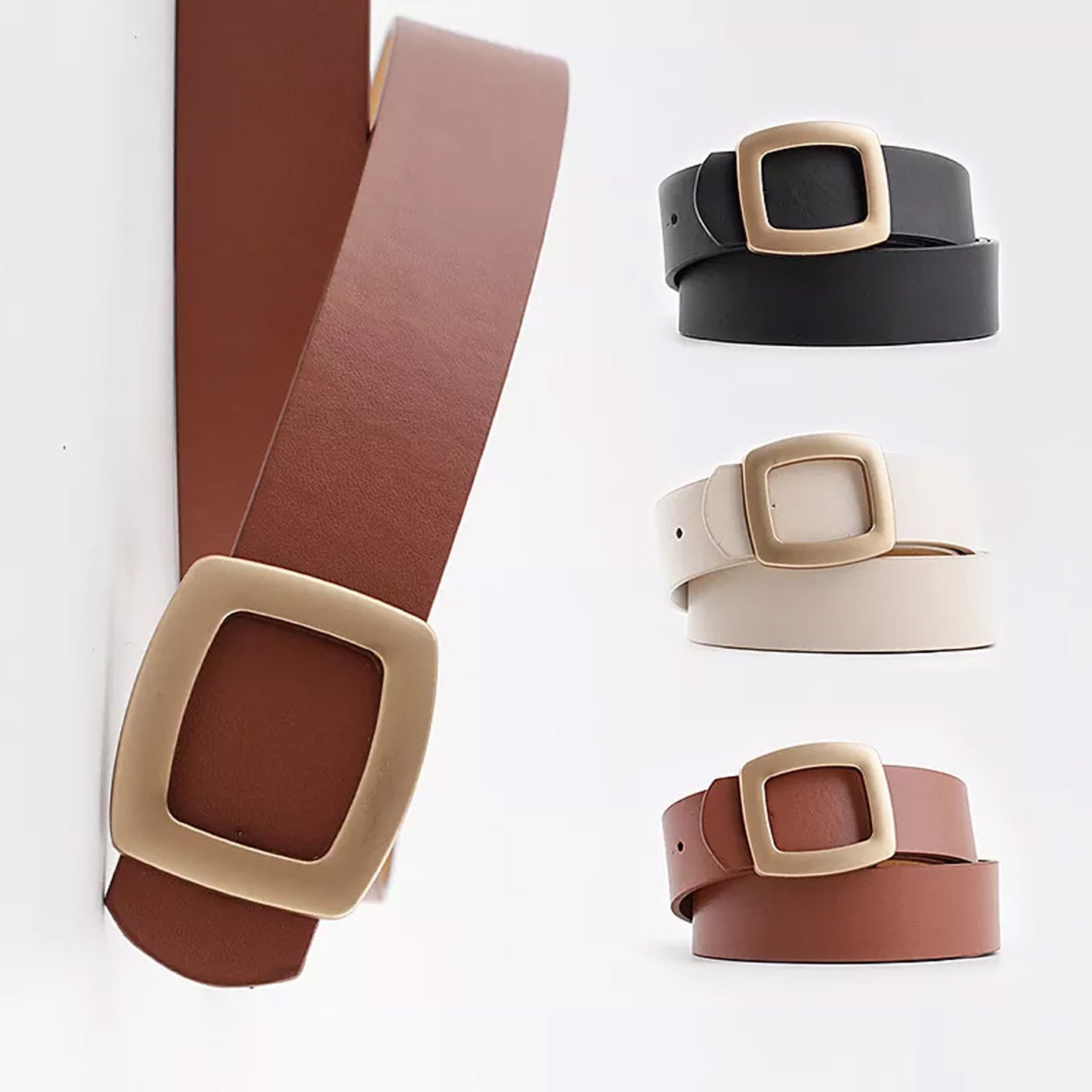 Susie Retro Vegan Leather Women's Belt | 6 Colors